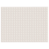 Vidaxx couverture lestée 150x200 cm 7 kg tissu crème clair