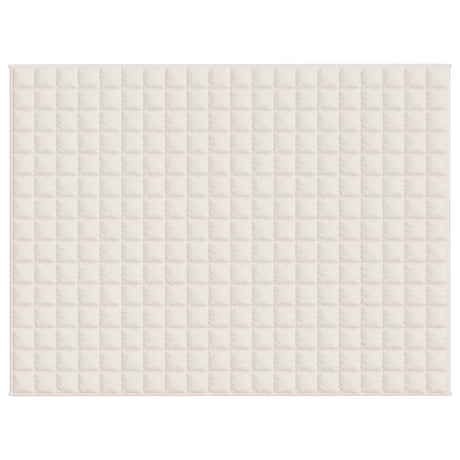 Vidaxx couverture lestée 150x200 cm 7 kg tissu crème clair