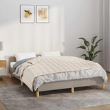 Vidaxx couverture lestée 150x200 cm 7 kg tissu crème clair