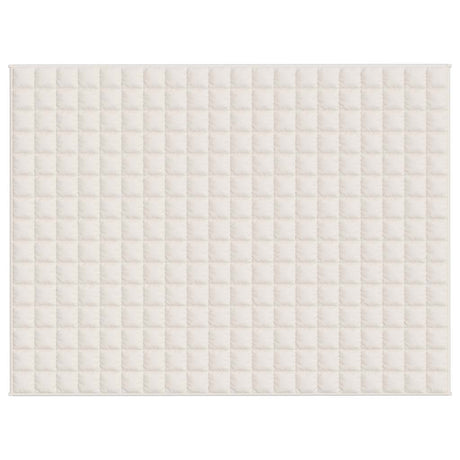 Vidaxx couverture lestée 150x200 cm 11 kg tissu crème clair