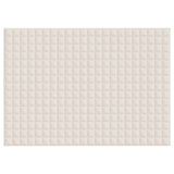 Vidaxx couverture lestée 155x220 cm 11 kg tissu crème clair