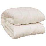 Vidaxx couverture lestée 200x200 cm 13 kg tissu couleur crème clair