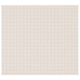Vidaxx couverture lestée 200x225 cm 9 kg tissu crème clair