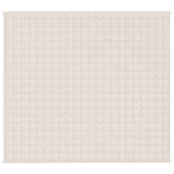 Vidaxx couverture lestée 200x225 cm 13 kg tissu crème clair