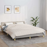 Vidaxx couverture lestée 200x225 cm 13 kg tissu crème clair