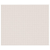 Vidaxx couverture lestée 220x260 cm 11 kg tissu crème clair