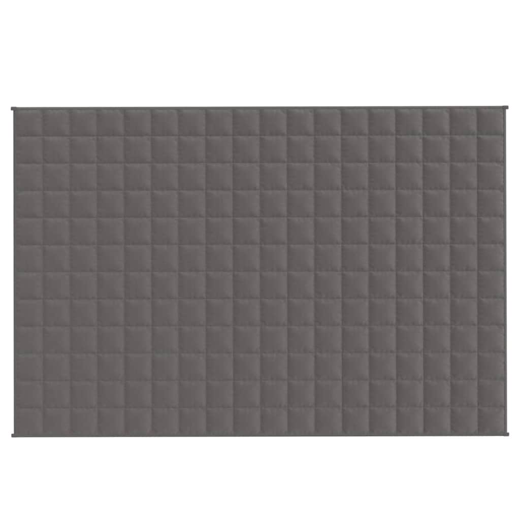 Vidaxx couverture lestée 120x180 cm 5 kg tissu gris