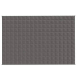 Vidaxx couverture lestée 120x180 cm 5 kg tissu gris