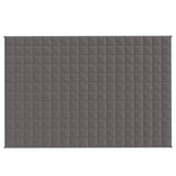 Vidaxx couverture lestée 120x180 cm 9 kg tissu gris