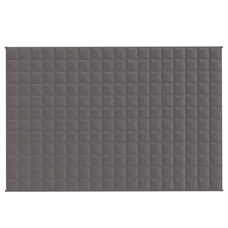 Vidaxx couverture lestée 120x180 cm 9 kg tissu gris