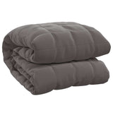 Vidaxx couverture lestée 138x200 cm 6 kg tissu gris