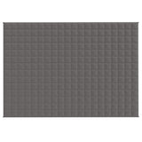 Vidaxx couverture lestée 138x200 cm 10 kg tissu gris