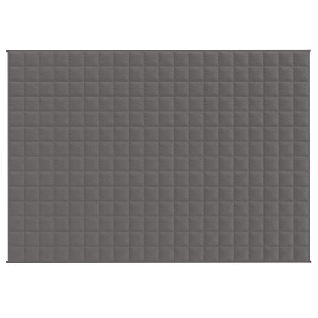 Vidaxx couverture lestée 138x200 cm 10 kg tissu gris