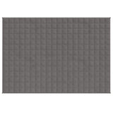 Vidaxx couverture lestée 150x200 cm 7 kg tissu gris