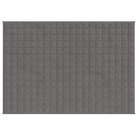 Vidaxx couverture lestée 150x200 cm 7 kg tissu gris