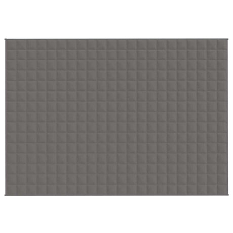 Vidaxx couverture lestée 155x220 cm 7 kg tissu gris