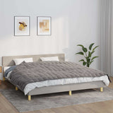 Vidaxx couverture lestée 155x220 cm 7 kg tissu gris