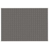 Vidaxx couverture lestée 155x220 cm 11 kg tissu gris