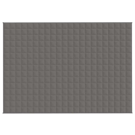 Vidaxx couverture lestée 155x220 cm 11 kg tissu gris