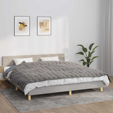 Vidaxx couverture lestée 155x220 cm 11 kg tissu gris