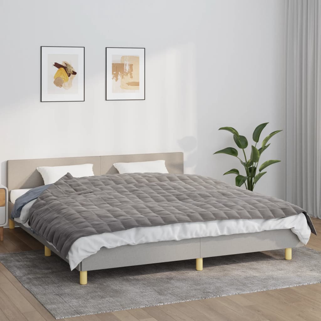 VIDAXL BOVESCA DELL'ESTRAGGIO 155x220 cm 11 kg Fassoso grigio