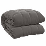 Vidaxx couverture lestée 200x200 cm 13 kg tissu gris