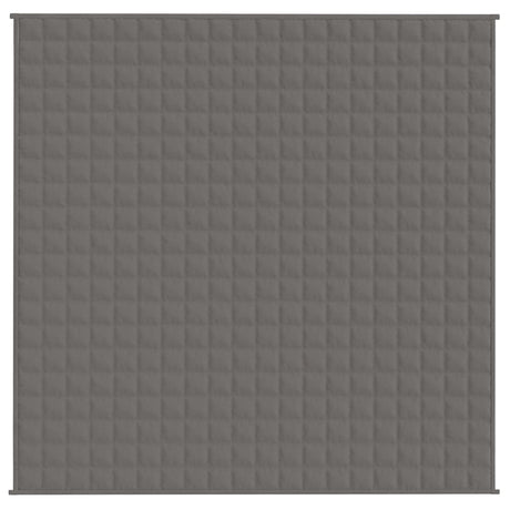 Vidaxx couverture lestée 200x200 cm 13 kg tissu gris