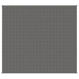 Vidaxx couverture lestée 200x225 cm 9 kg tissu gris