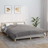 Vidaxx couverture lestée 200x225 cm 9 kg tissu gris