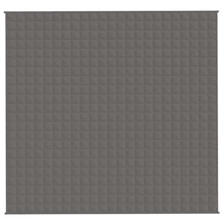 Vidaxx couverture lestée 220x235 cm 15 kg tissu gris