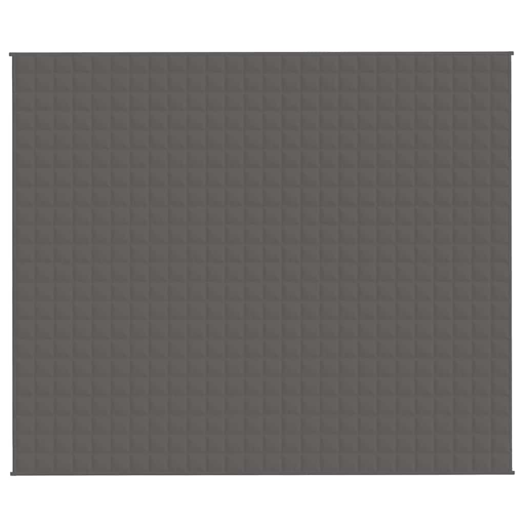 Vidaxx couverture lestée 220x260 cm 11 kg tissu gris