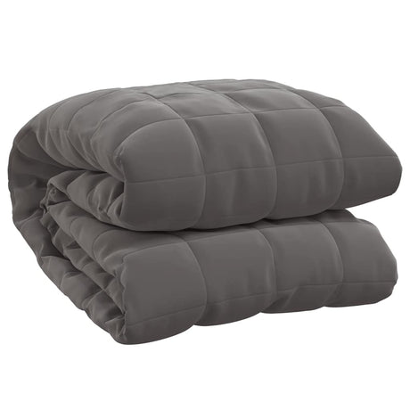 Vidaxx couverture lestée 220x260 cm 15 kg tissu gris