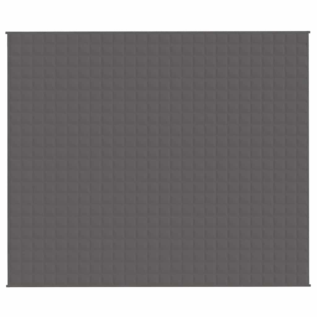 Vidaxx couverture lestée 220x260 cm 15 kg tissu gris