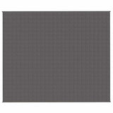 Vidaxx couverture lestée 220x260 cm 15 kg tissu gris
