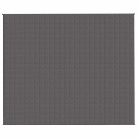 Vidaxx couverture lestée 220x260 cm 15 kg tissu gris