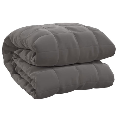 Vidaxx couverture lestée 235x290 cm 11 kg tissu gris