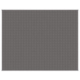 Vidaxx couverture lestée 235x290 cm 11 kg tissu gris