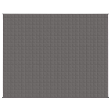 Vidaxx couverture lestée 235x290 cm 11 kg tissu gris