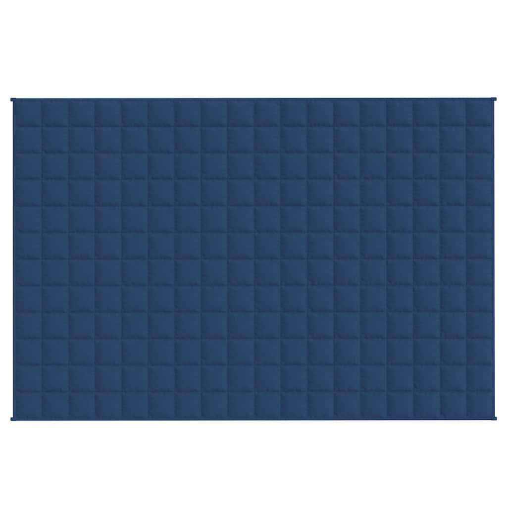 Vidaxx couverture lestée 120x180 cm 5 kg tissu bleu