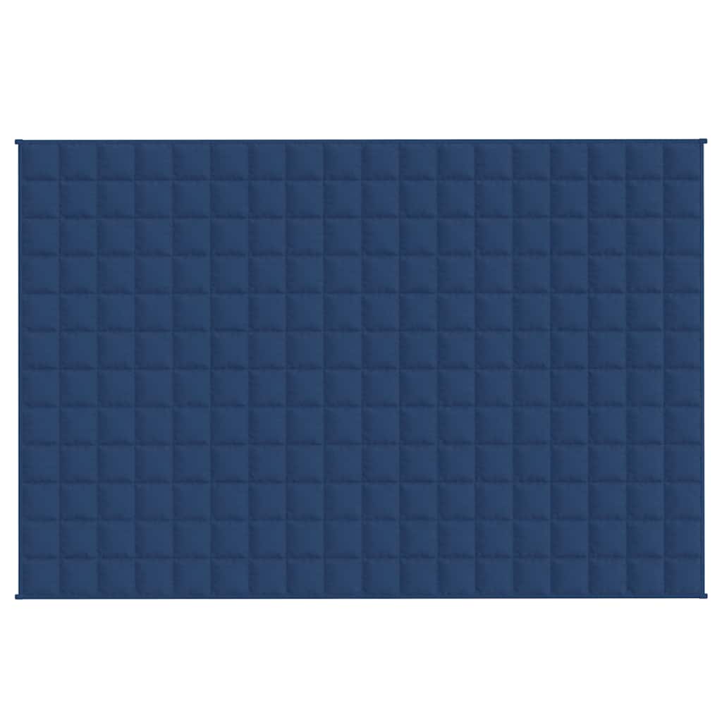 Vidaxx couverture lestée 120x180 cm 9 kg tissu bleu