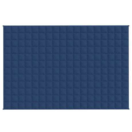 Vidaxx couverture lestée 120x180 cm 9 kg tissu bleu