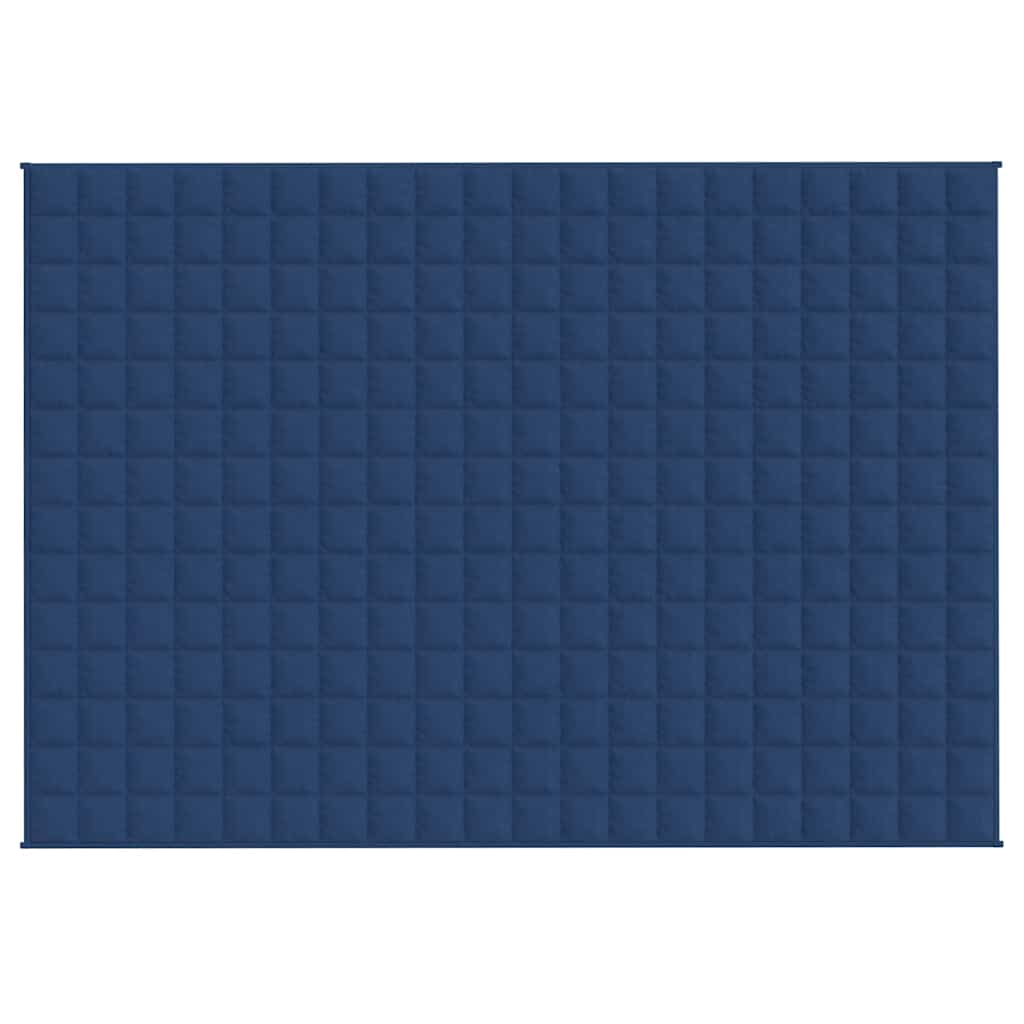 Vidaxx couverture lestée 138x200 cm 10 kg tissu bleu