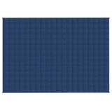Vidaxx couverture lestée 138x200 cm 10 kg tissu bleu