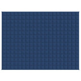 Vidaxx couverture lestée 150x200 cm 7 kg tissu bleu