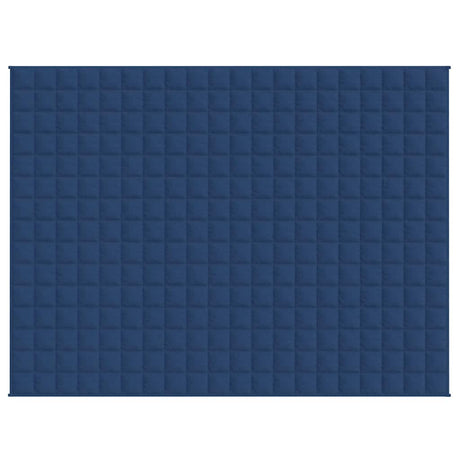 Vidaxx couverture lestée 150x200 cm 7 kg tissu bleu