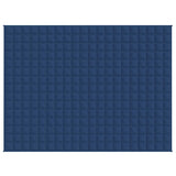 Vidaxx couverture lestée 150x200 cm 11 kg tissu bleu