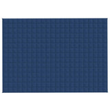 Vidaxx couverture lestée 155x220 cm 7 kg tissu bleu