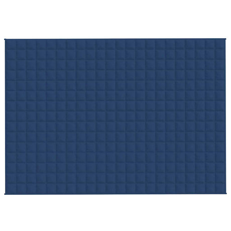 Vidaxx couverture lestée 155x220 cm 7 kg tissu bleu