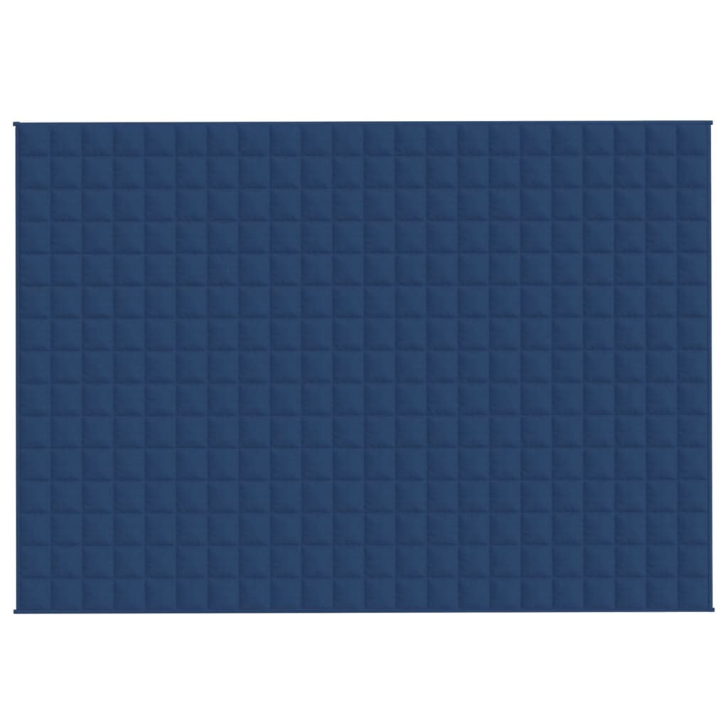 VidaXL Weakage blanket 155x220 cm 7 kg of fabric blue