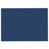 VidaXL Weakage blanket 155x220 cm 7 kg of fabric blue